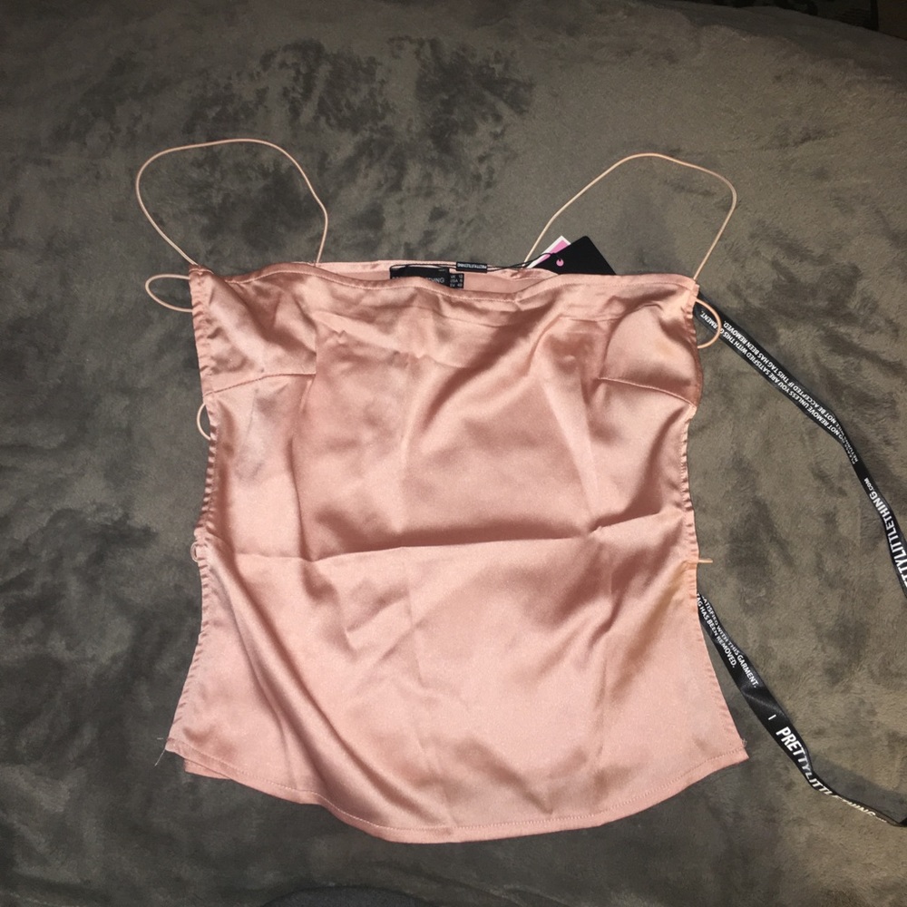 Satin Side Split Cami